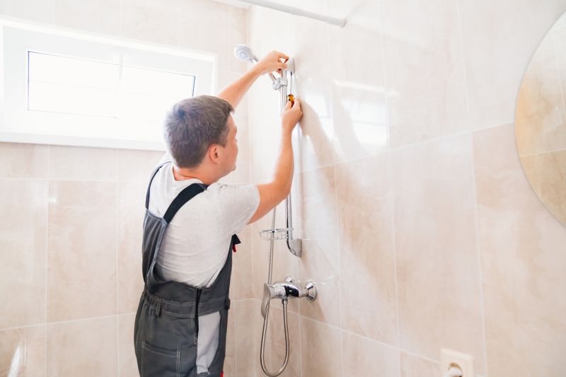 Plumber Installing Shower